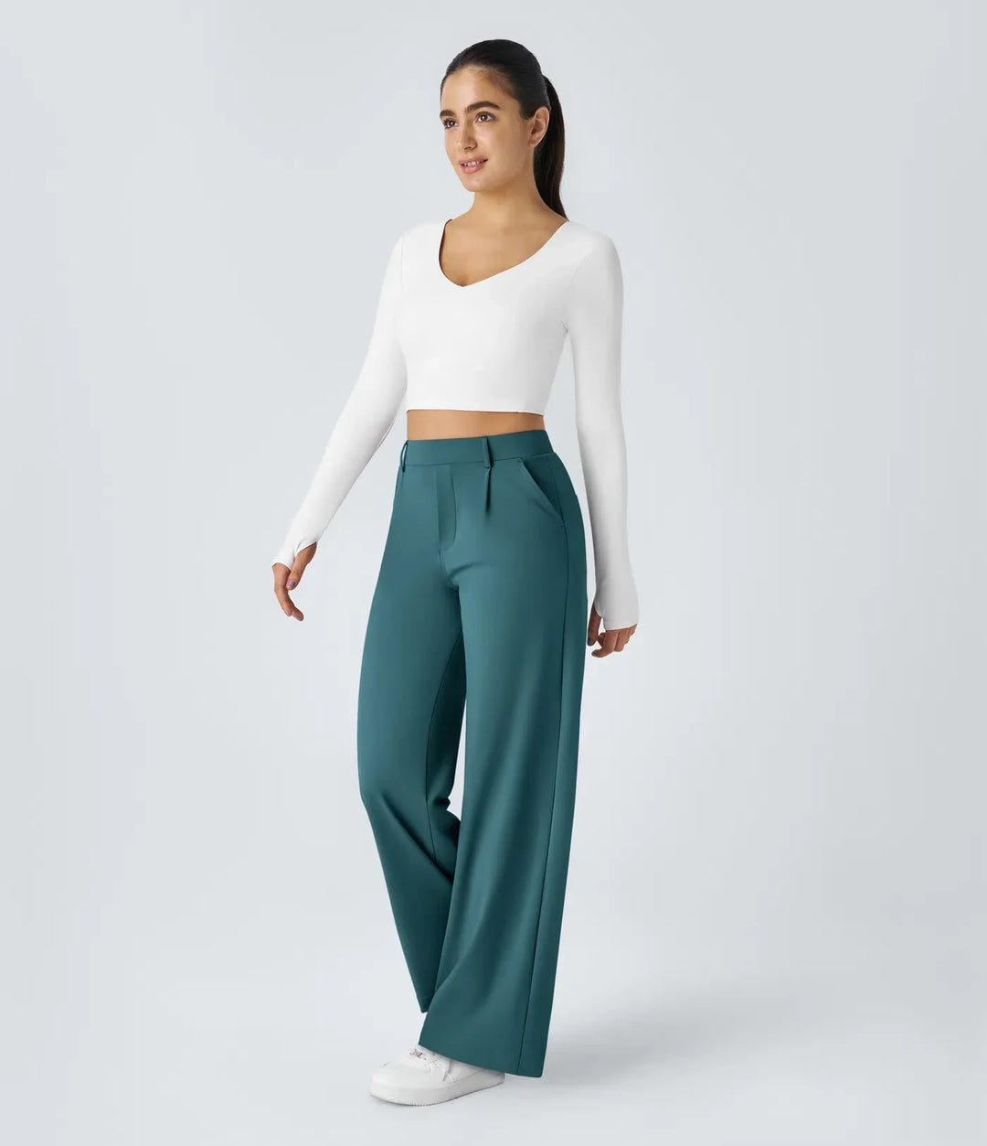 Levoire | Pantalon Jambe Droite Coupe Élégante
