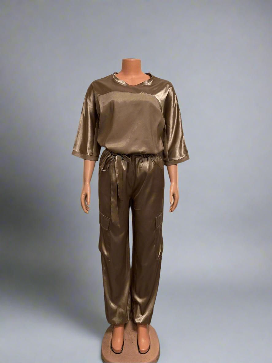 Levoire | Luxurises Satin 2 Pices Ensemble