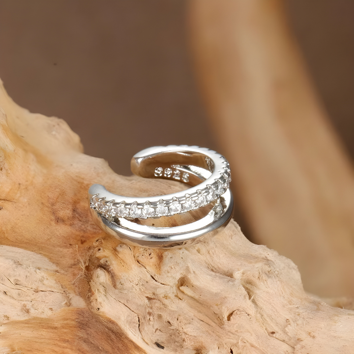 Levoire | Boucles D'Oreilles Clips En Zirconium Doré