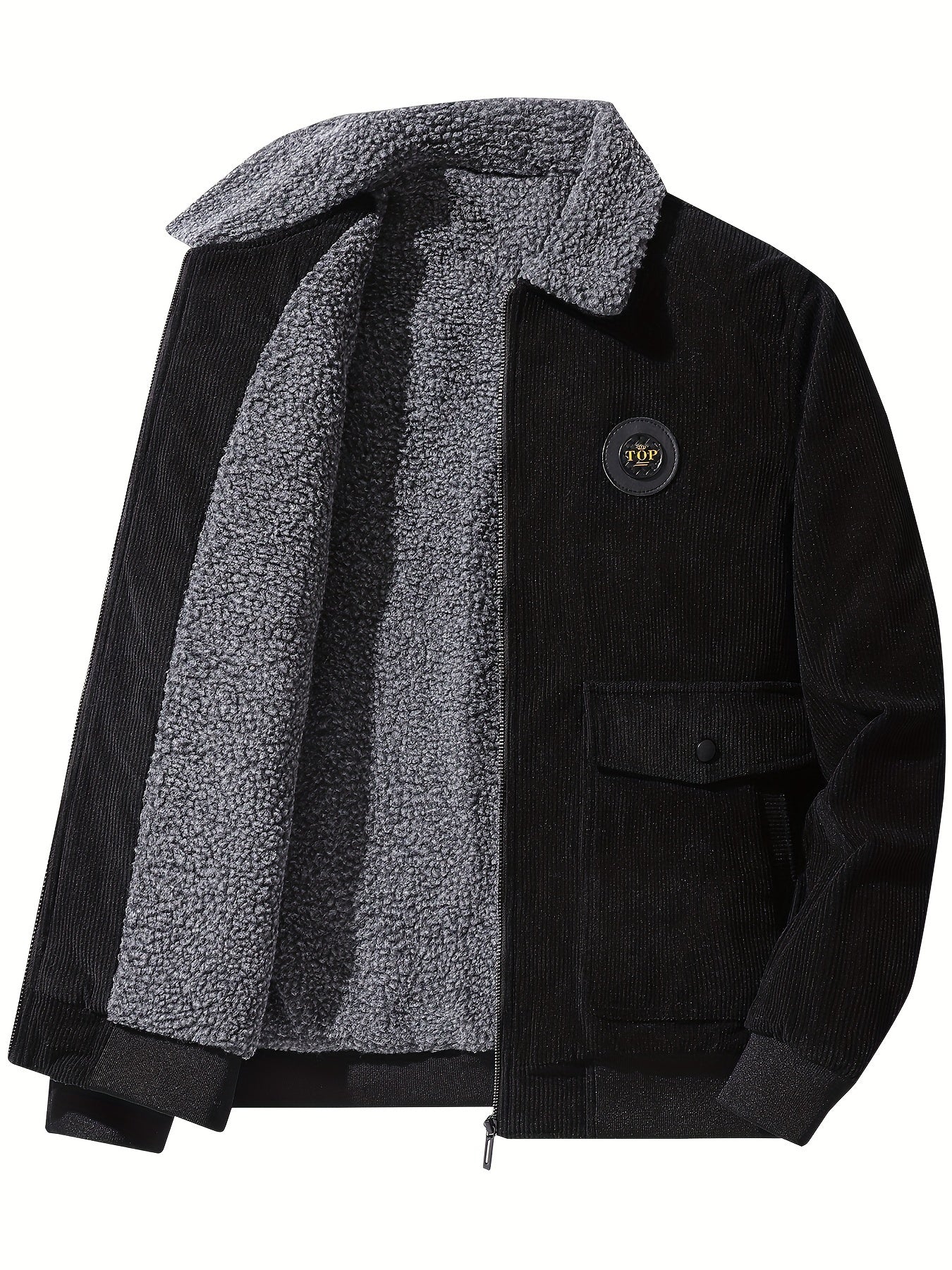 Levoire | Veste À Capuche En Polaire À Manches Longues Avec Cordon Et Fermeture Éclair