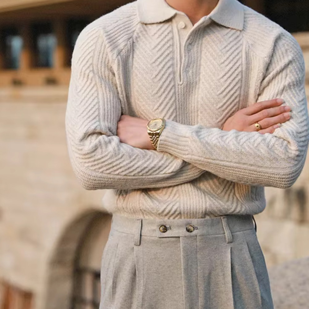 Levoire | L'Art Du Pull Raffiné Pour Une Élégance Intemporelle Beige