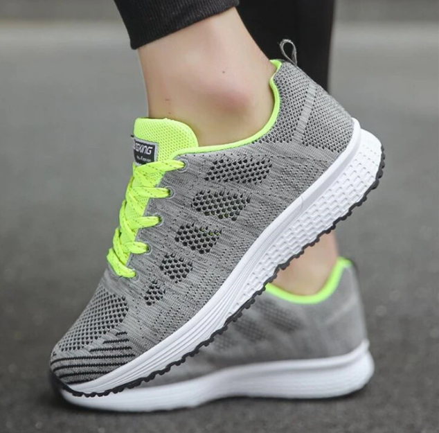 Levoire | Chaussures Pour Femmes Orthopédiques Et À La Mode Gris & Vert