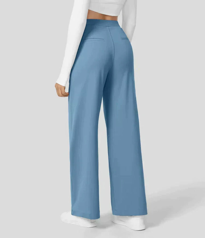 Levoire | Pantalon Palazzo Évasé Taille Haute Pour Femmes