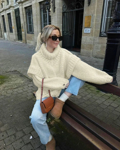 Levoire | Lssiger Pull En Maille Avec Col Montant