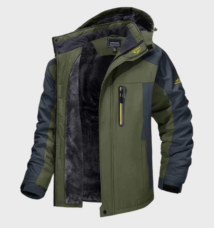 Levoire | Veste En Polaire Avec Capuche Pour Activités De Plein Air Vert