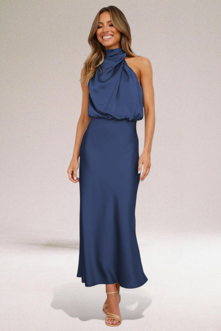 Levoire | Tenue en satin glamour Merinisinsininen