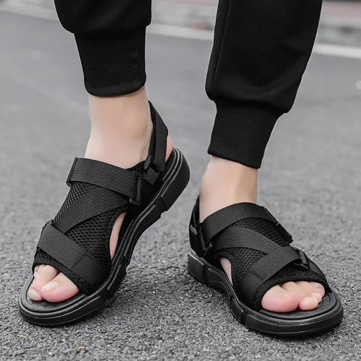 Levoire | Sandales confortables et respirantes Noir