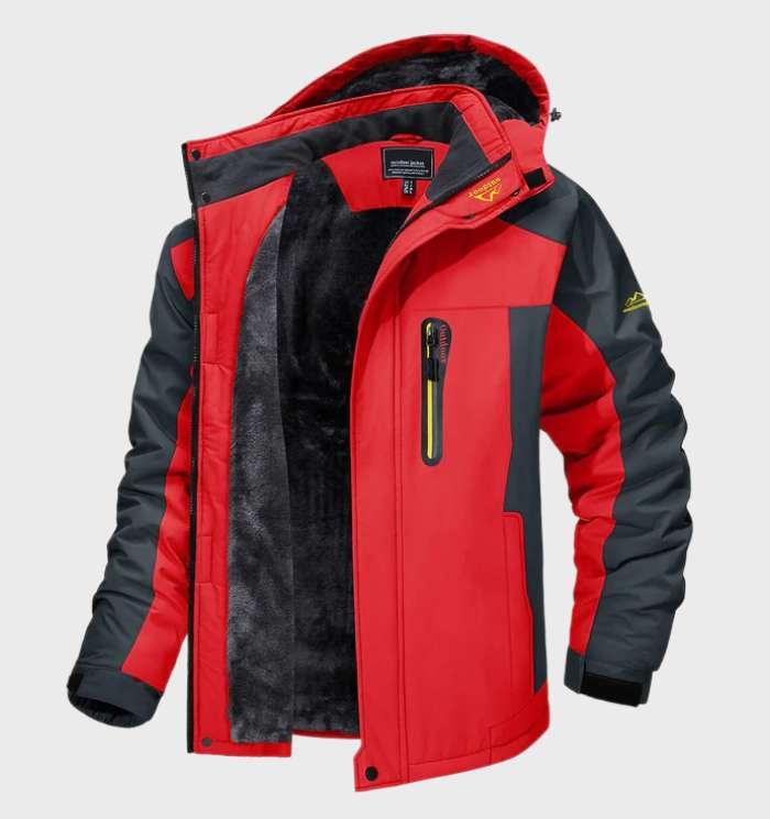 Levoire | Veste En Polaire Avec Capuche Pour Activités De Plein Air Rot