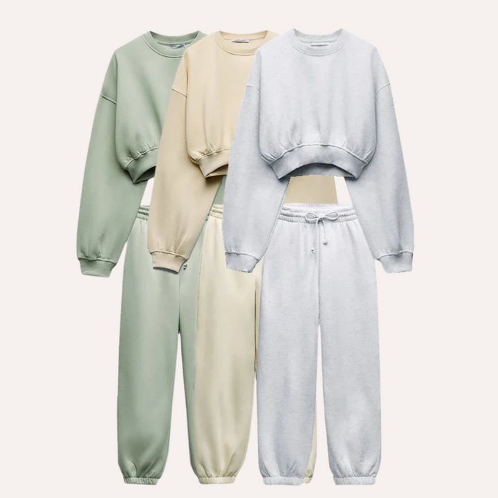 Levoire | Deux Pices Crop Top Ensemble