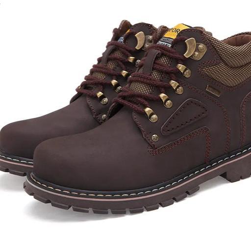 Levoire | Bottes de cheville imperméables antidérapantes relaxantes Marron foncé