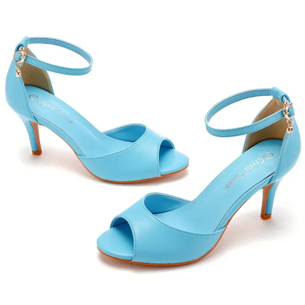 Levoire | Élégance, talons scintillants Bleu
