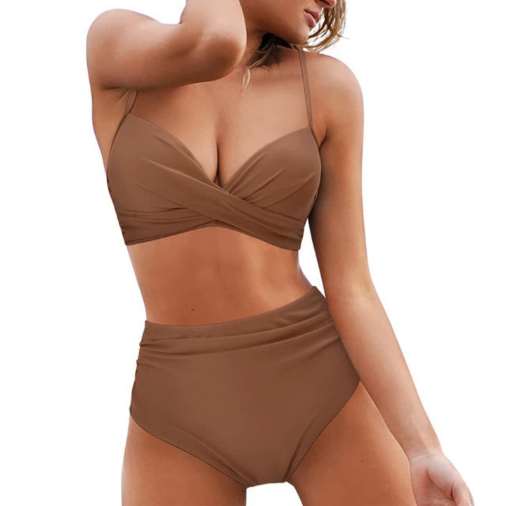 Levoire | Bikini Confort Hautement Ajusté Braun