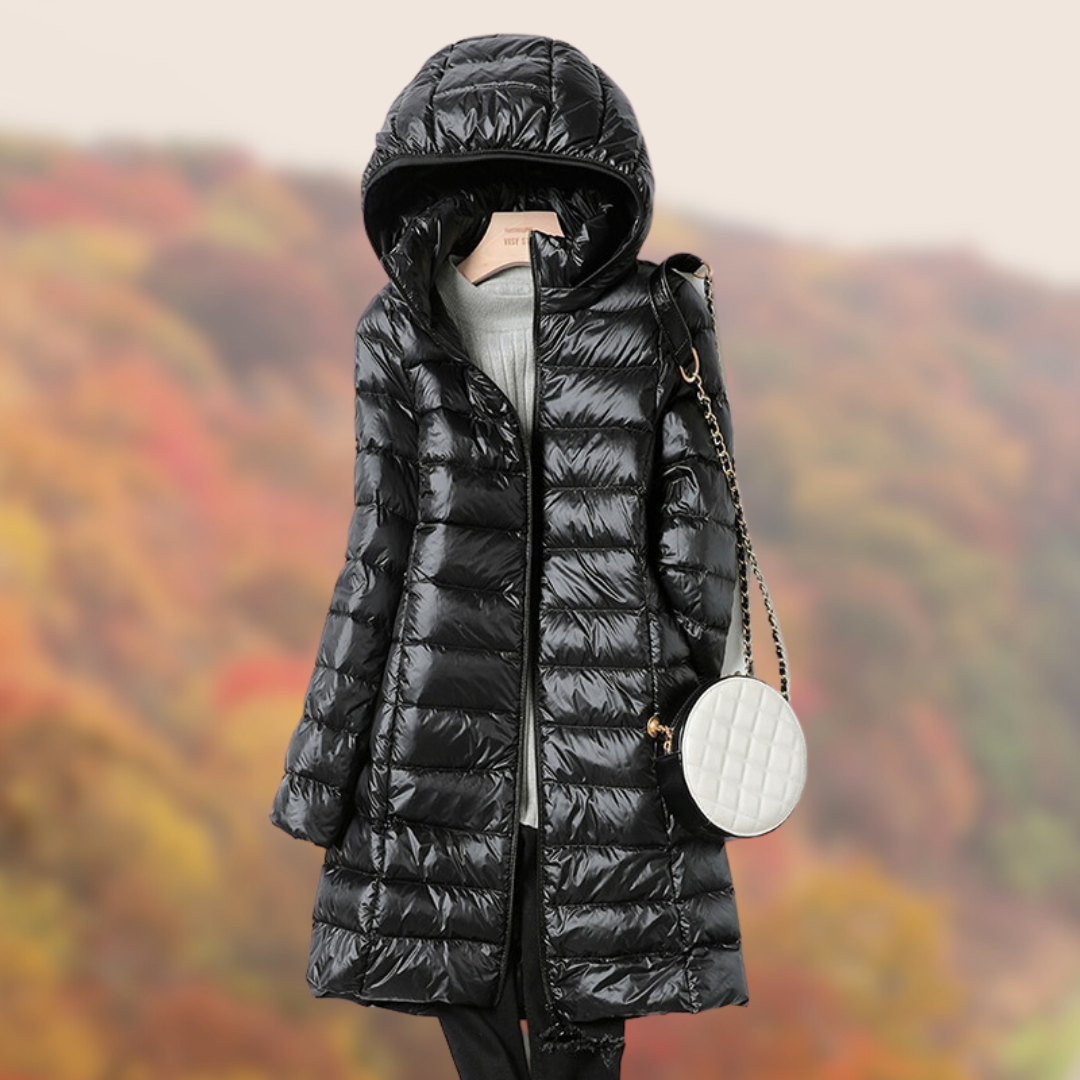 Levoire | Veste De Transition Ultralight Pour Femmes Avec Capuche Noir