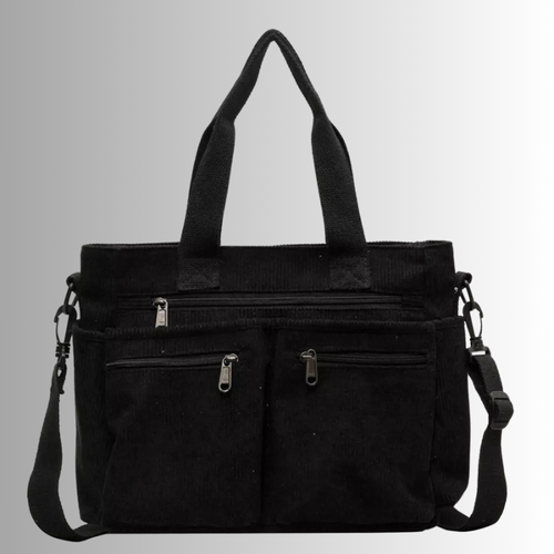 Levoire | Sac À Bandoulière En Corduroy Avec Plusieurs Poches Pour Femmes