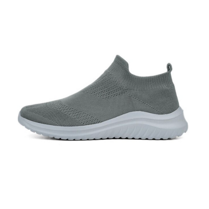 Levoire | Très Confortables Baskets Pour Hommes Avec Une Large Pointe Gris