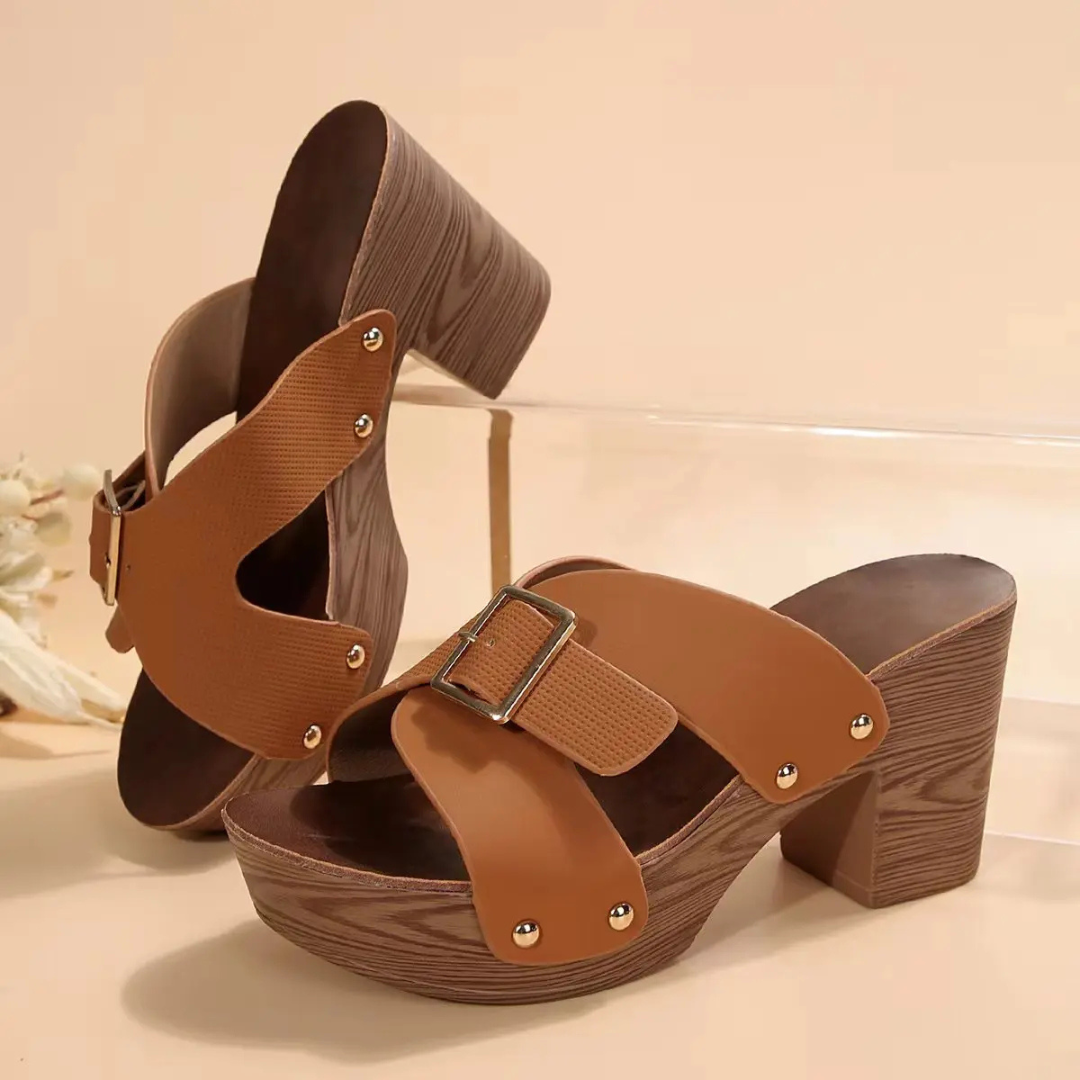 Levoire | Sandales Platesformes À Boucle Femme - Levoire | Talons