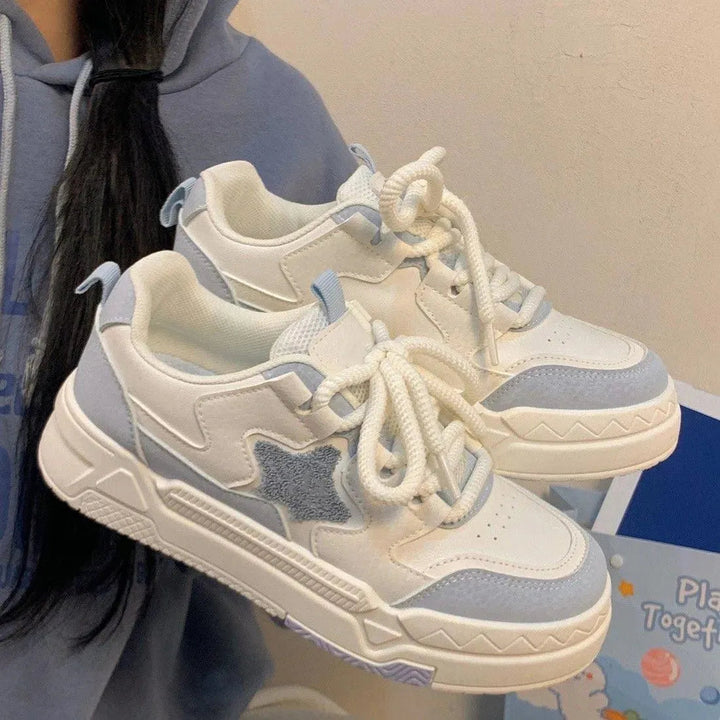 Levoire | Baskets en tissu pour femmes avec détail étoile – Un style décontracté et polyvalent