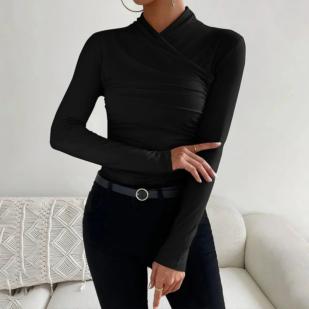 Levoire | Chemise à manches longues pour femmes Noir