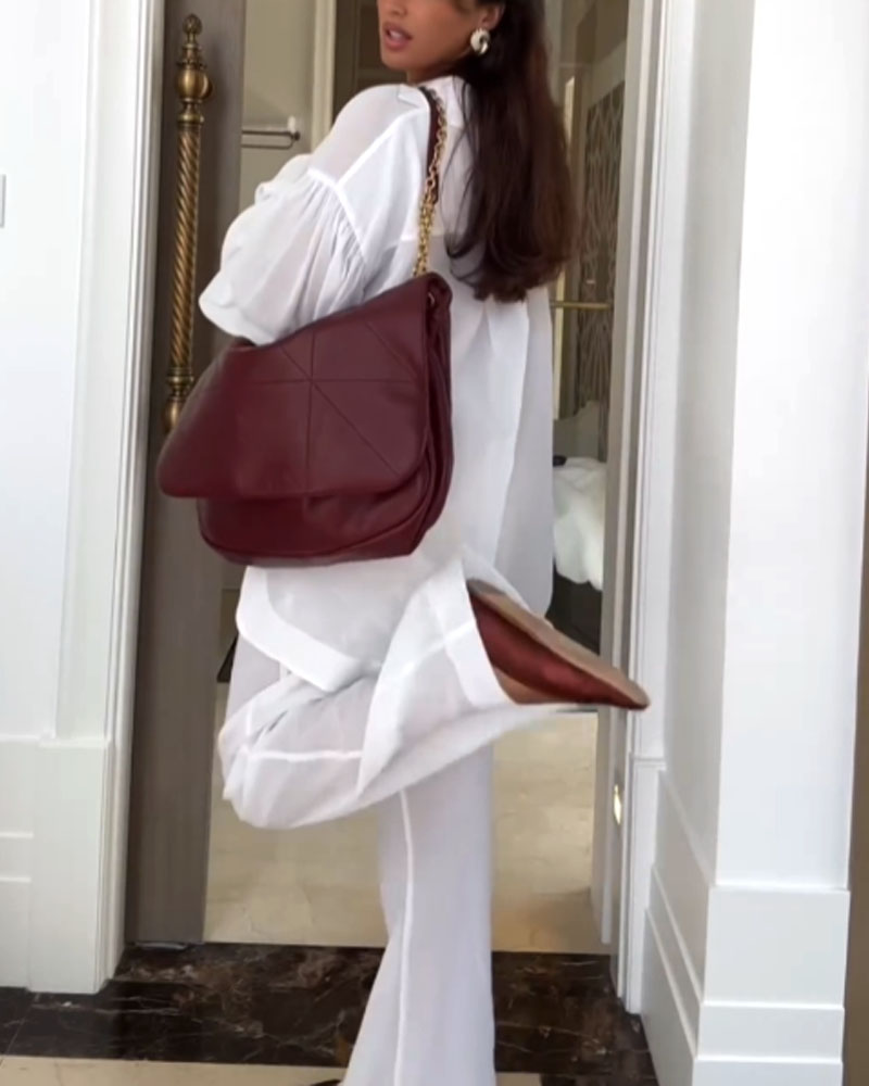 Levoire | Blouse Élégante Et Pantalon Long