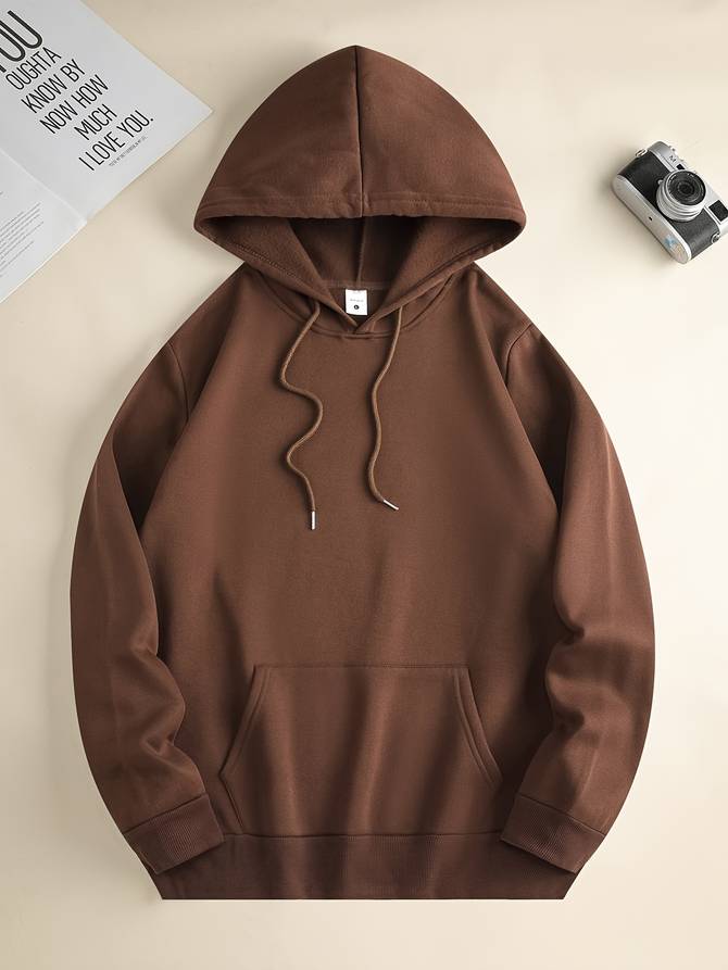 Levoire | Sweat À Capuche Élégant Pour Hommes Conception Confortable Et Moderne Braun