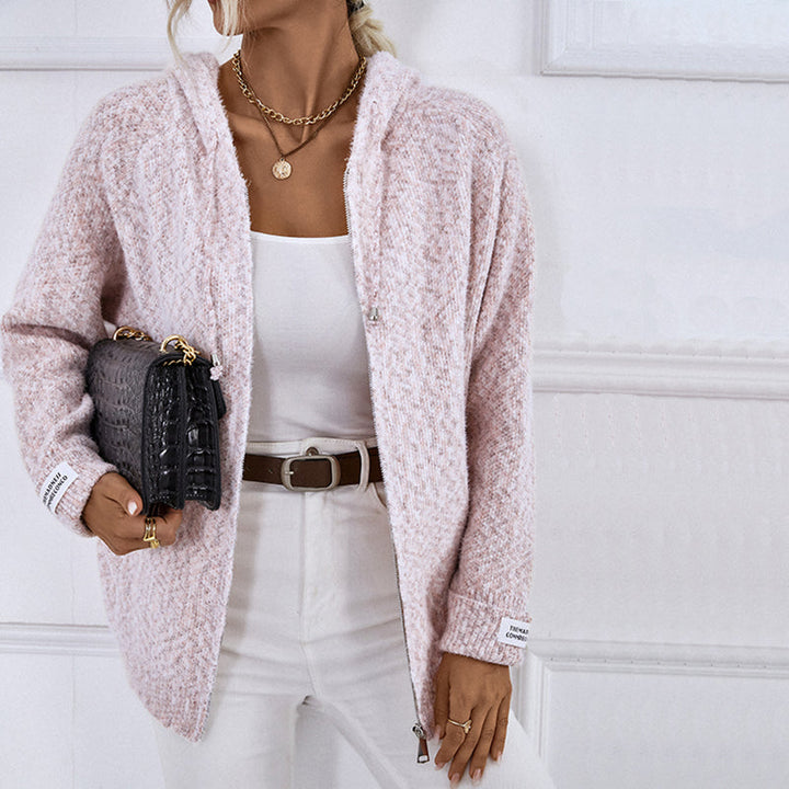 Levoire | Gilet En Tricot À Capuche Pour Femmes