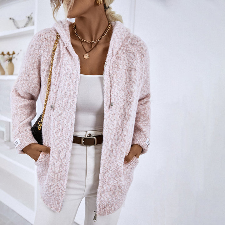 Levoire | Gilet En Tricot À Capuche Pour Femmes