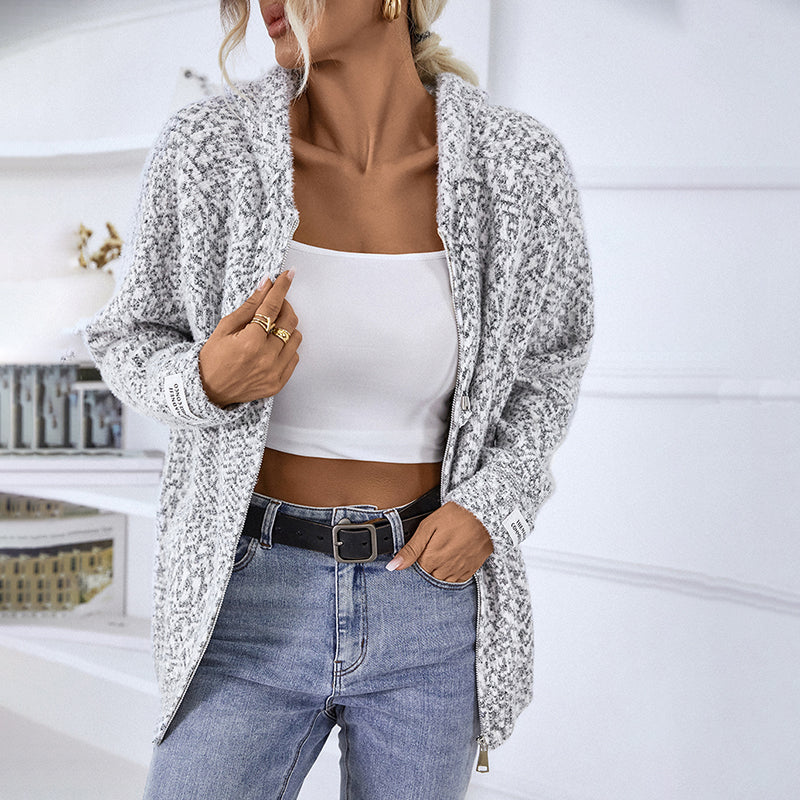 Levoire | Gilet En Tricot À Capuche Pour Femmes