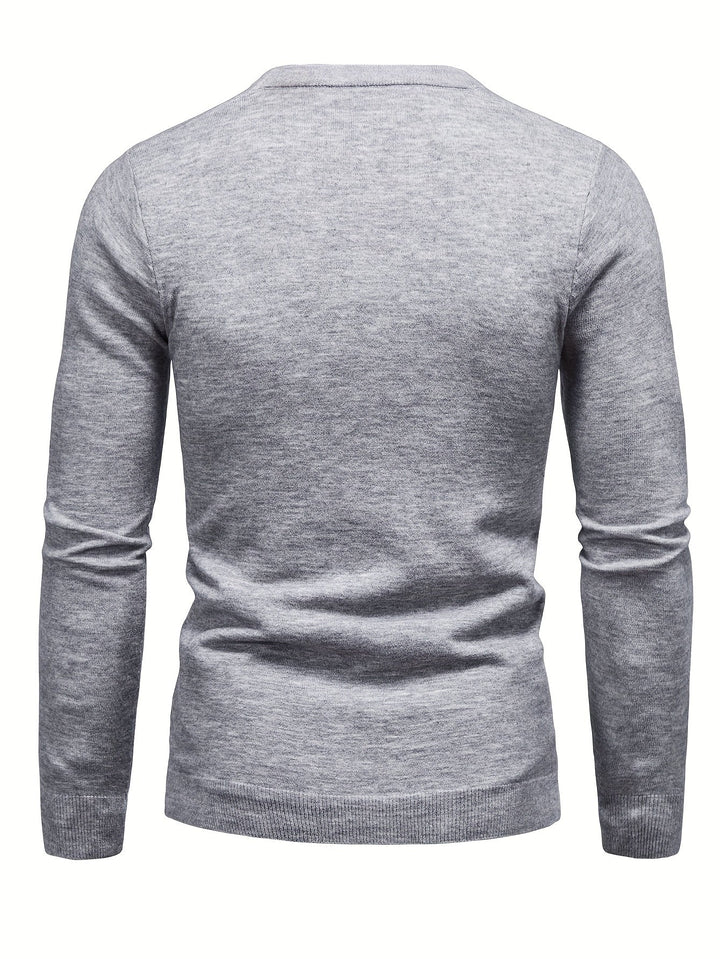 Levoire | Pulli Tricot Relaxant Pour Hommes Avec Encolure Ronde