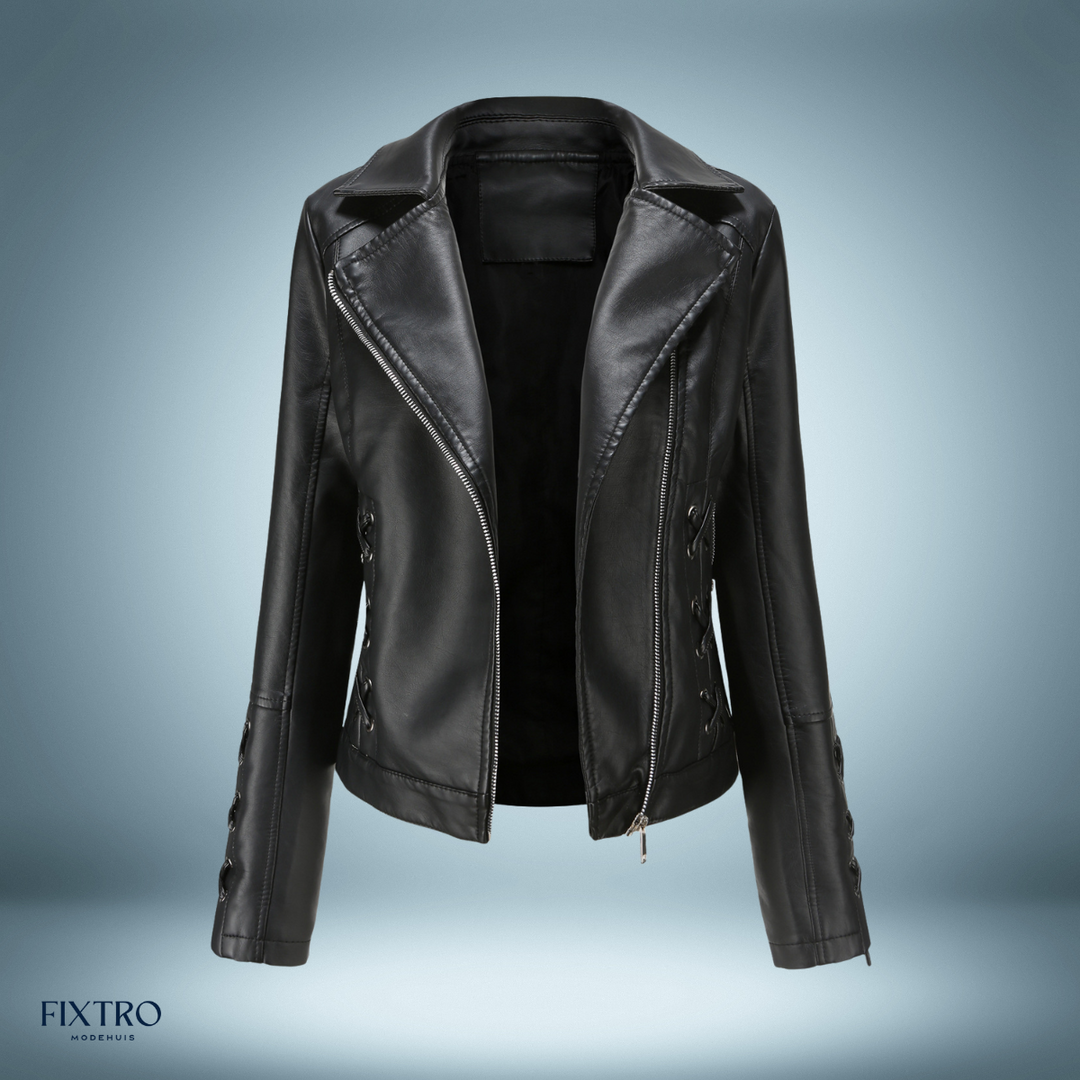 Levoire | Veste En Cuir Avec Tresses