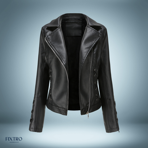 Levoire | Veste En Cuir Avec Tresses
