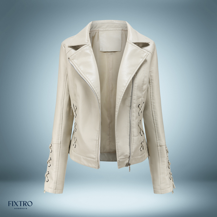 Levoire | Veste En Cuir Avec Tresses