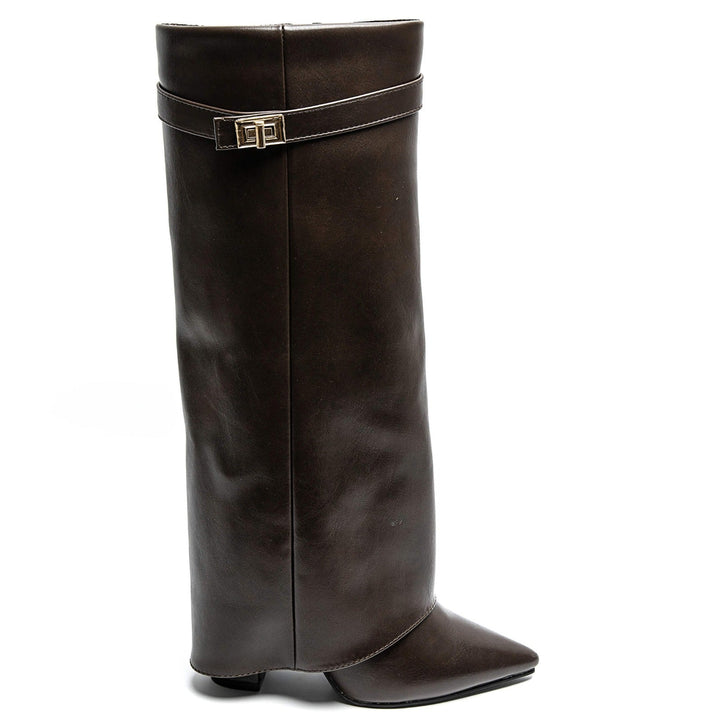 Levoire | Botte Requin Cuir brun