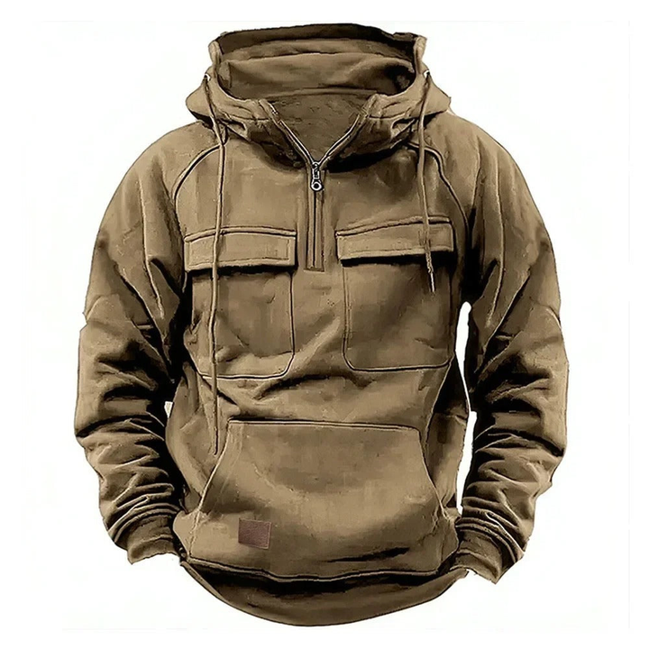 Levoire | Sweat À Capuche Pour Hommes Pour Aventures En Plein Air Khaki