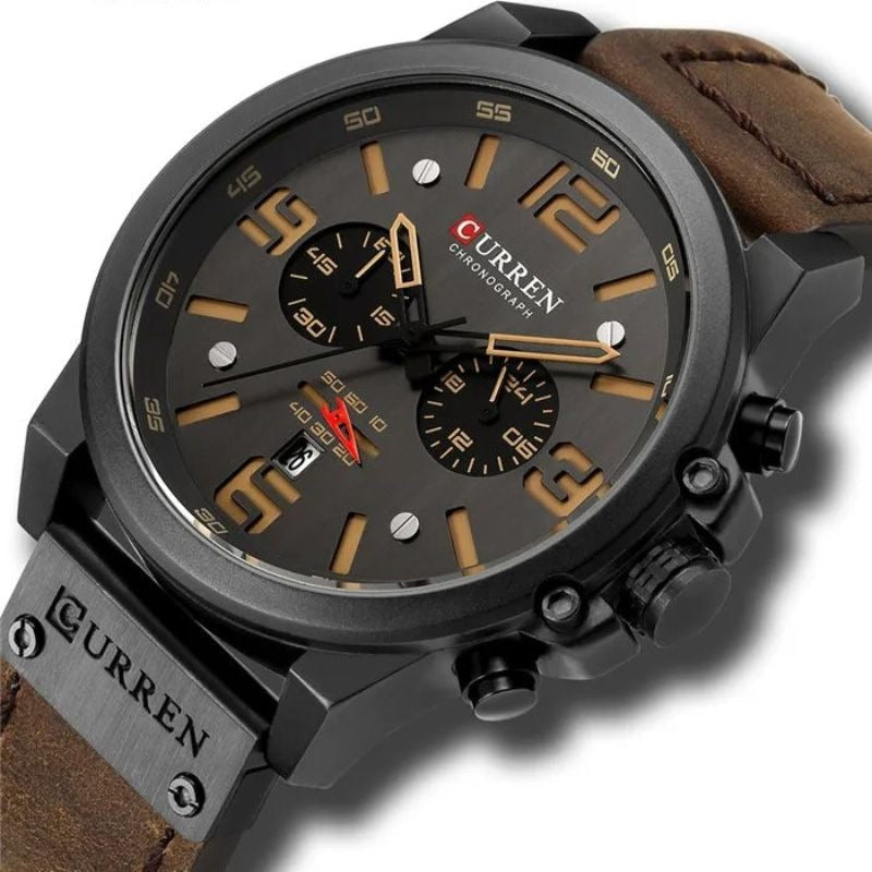 Levoire | Quartz Casual À La Mode Noir Beige