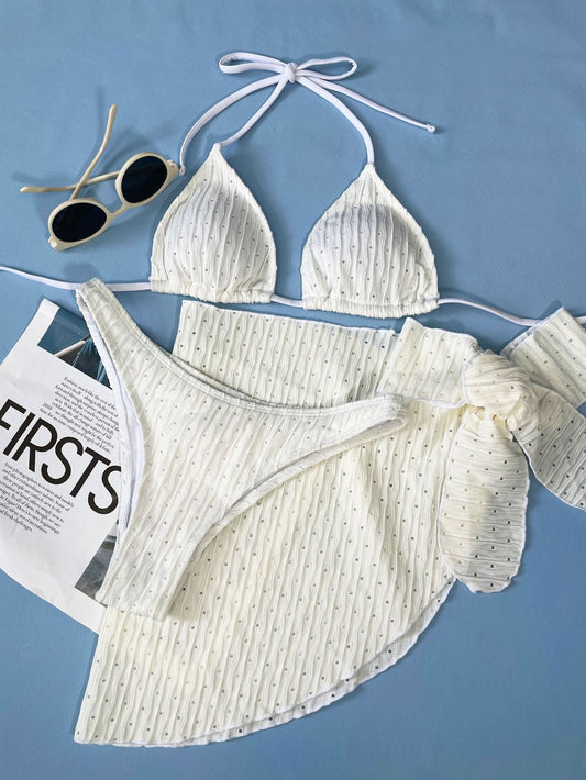 Levoire | Haut De Bikini Triangle Et Jupe (3 Pièces)