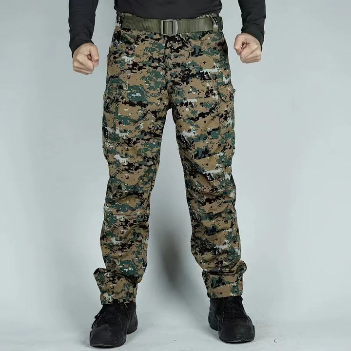 Levoire | Pantalon Confort Séchage Rapide Multi-Poches vert armée