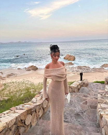 Levoire | Robe Maxi À Épaules Dénudées