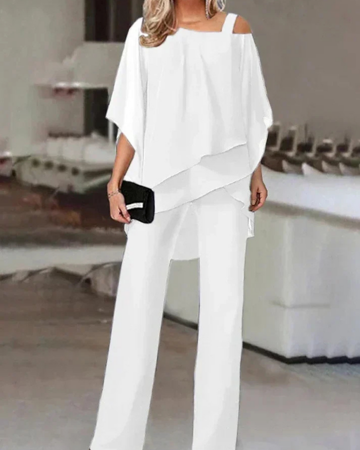 Levoire | Ensemble élégant pour dames pour toutes les occasions Blanc