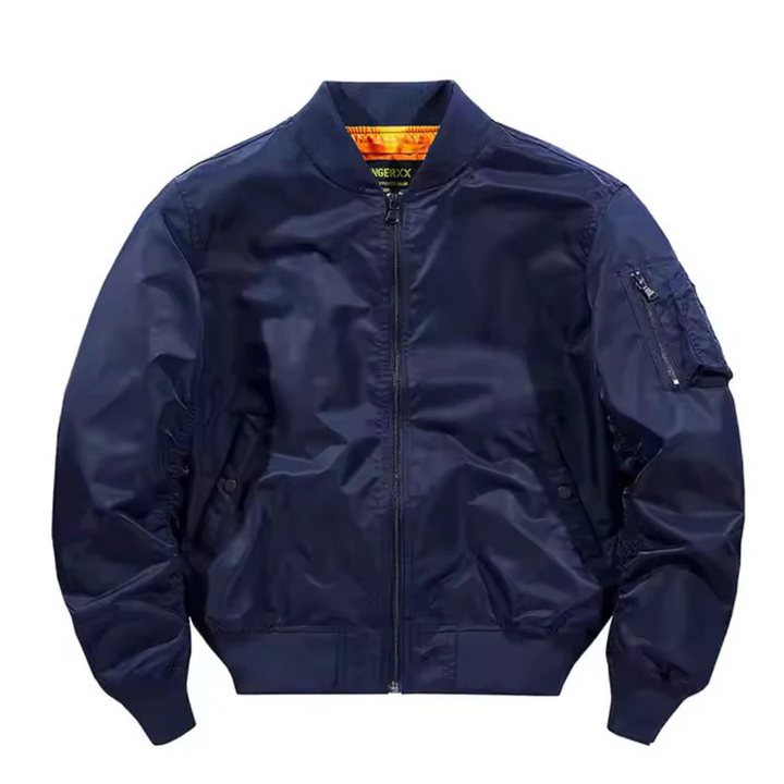 Levoire | Veste Bomber Stylée Bleu foncé