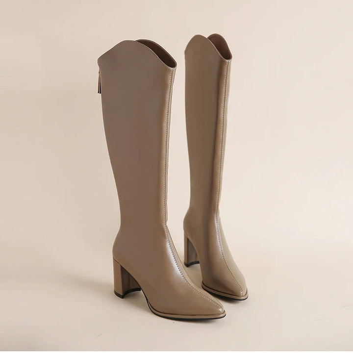 Levoire | Bottes de cheval hautes pour femmes Khaki