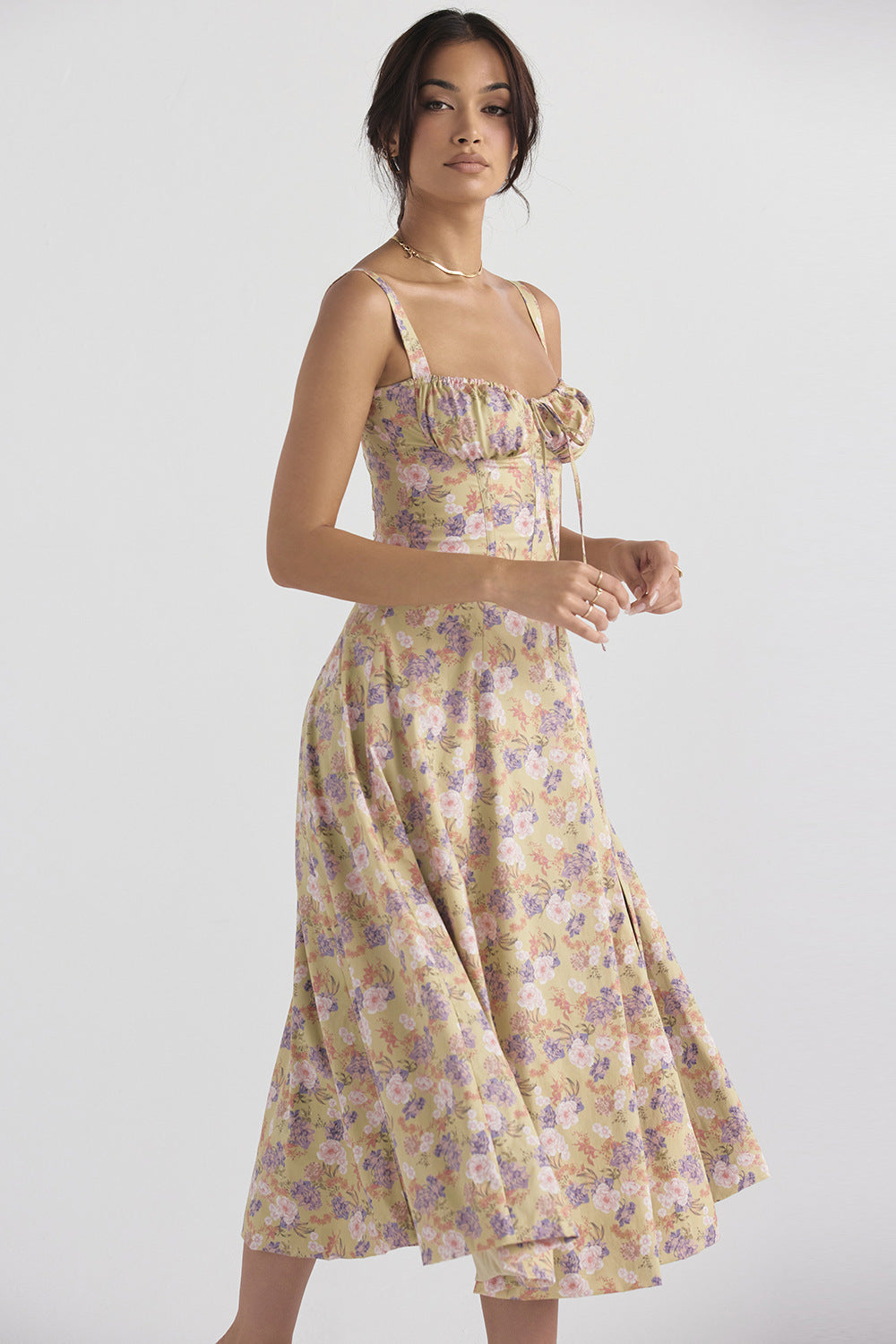 Levoire | Robe Vintage Florale Cintrée