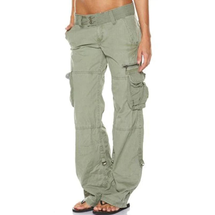 Levoire | Pantalons Cargo Pour Femmes De Haute Qualité Vert