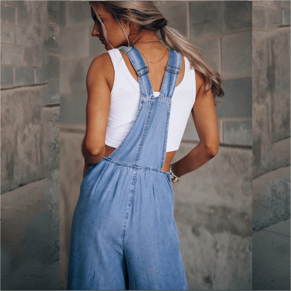Levoire | Salopette En Denim Pour Femmes