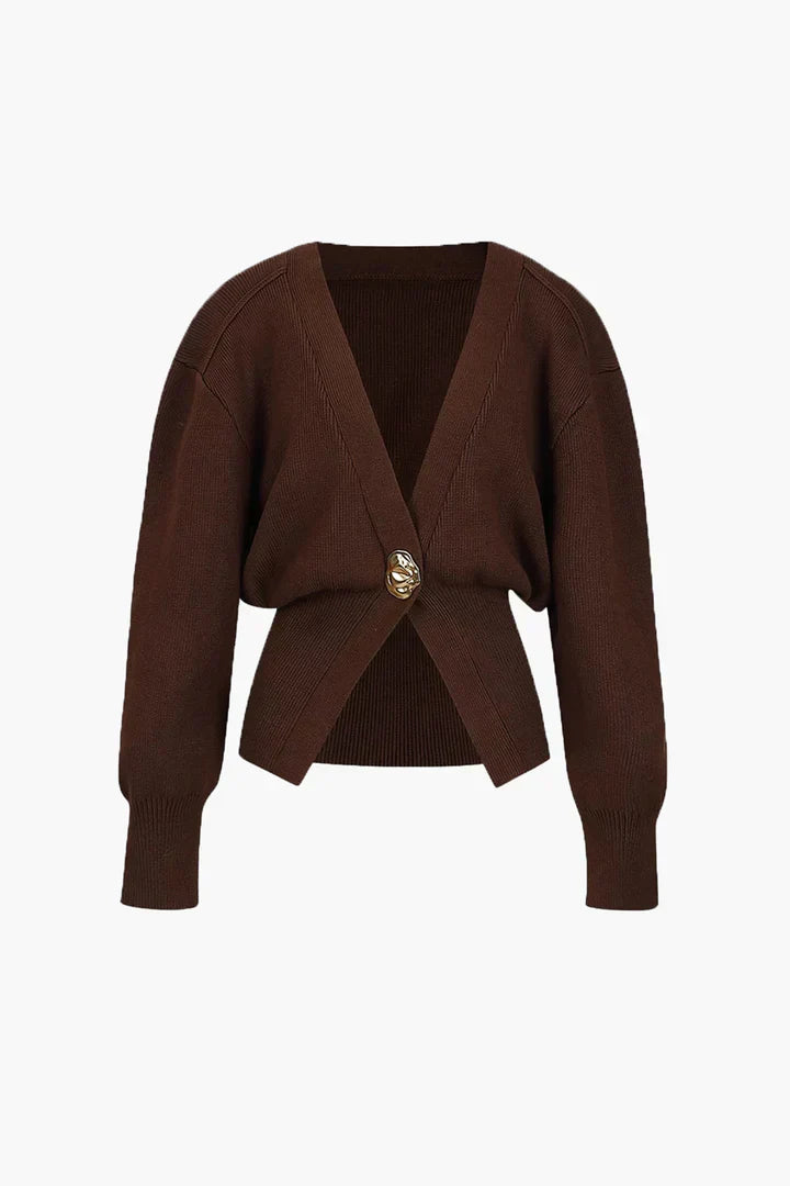 Levoire | Gilet Tricoté Au Cou Braun