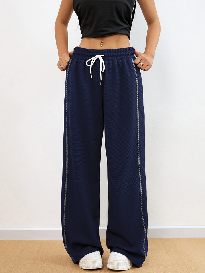 Levoire | Pantalon De Jogging À Motif Guimauve Pour Femmes En Couleur Unie Merikulho