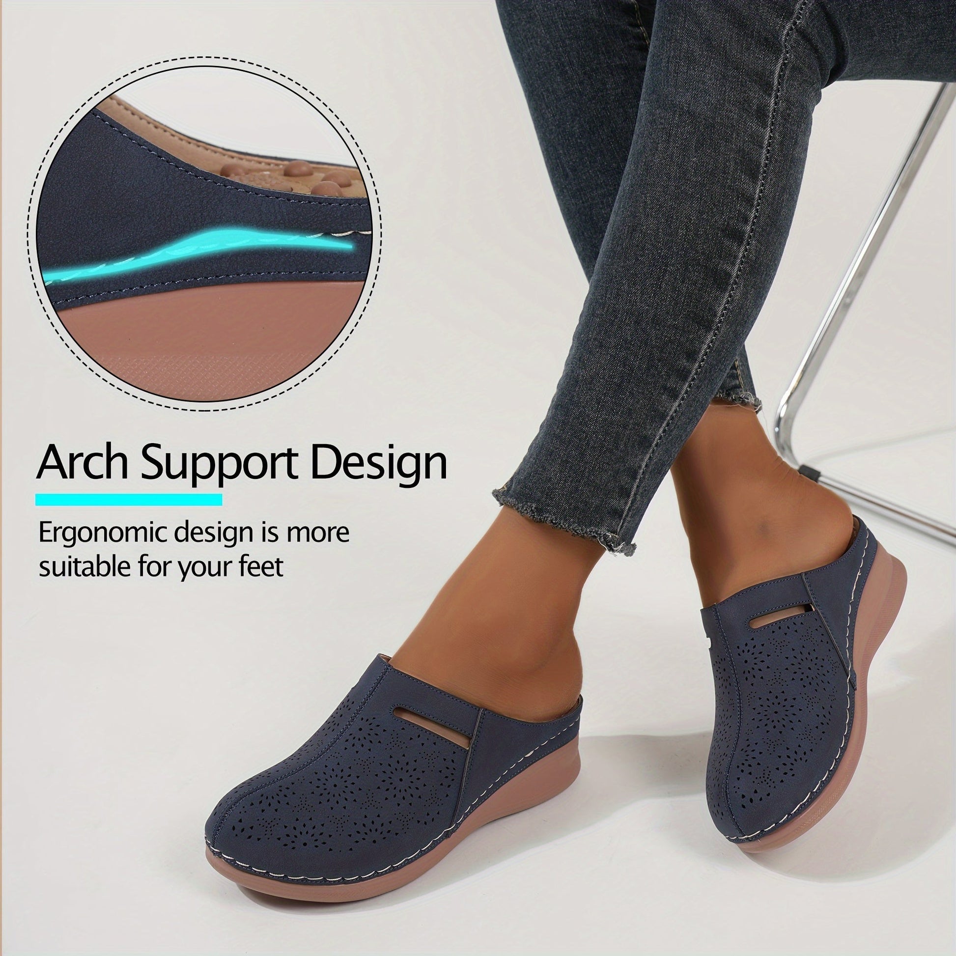 Levoire | Pantoufle Femme Avec Semelles De Massage