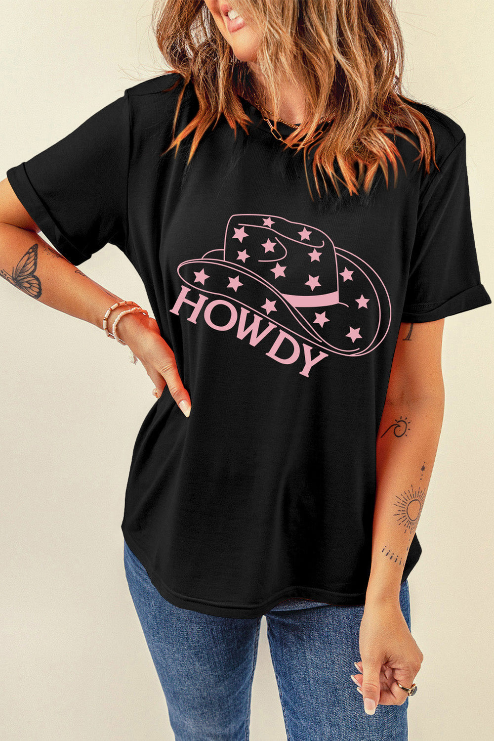 Levoire | HOWDY Col rond Manches courtes T-shirt