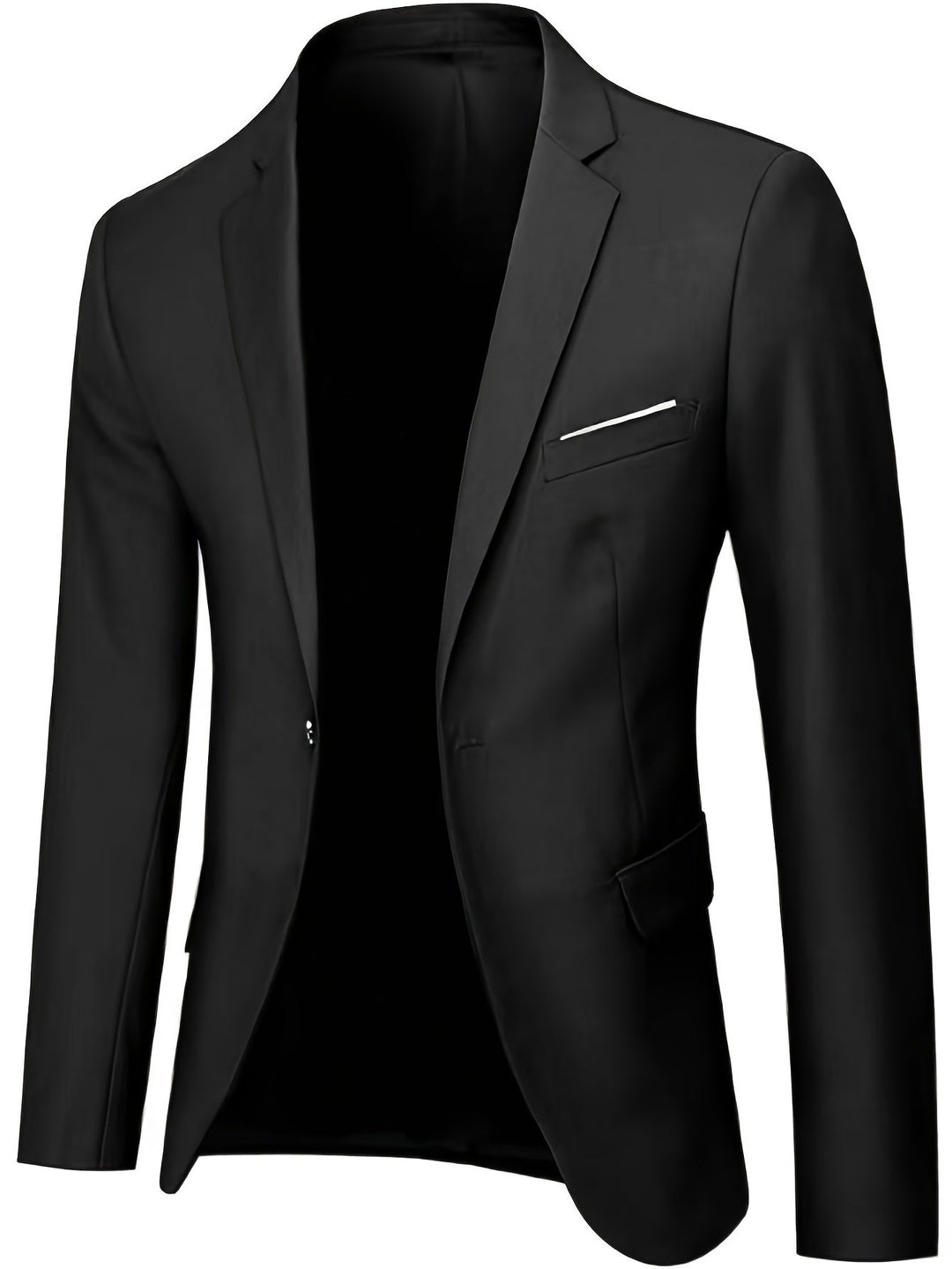 Levoire | Blazer Slim Fit En Tissu Délavé Noir