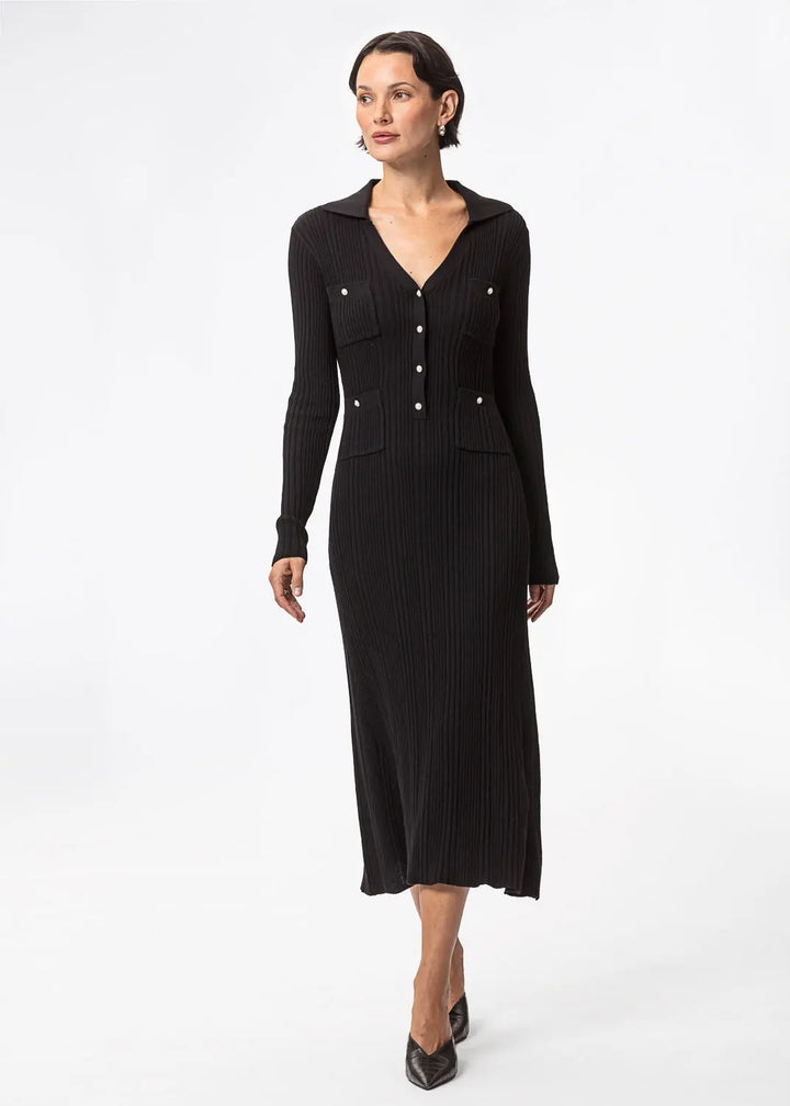 Levoire | Robe À Côtes Classique Pour L'Hiver