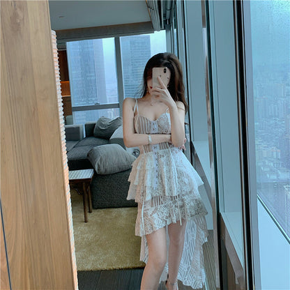 Levoire | Charmante Robe d'Été Sans Bretelles à Deux Pièces